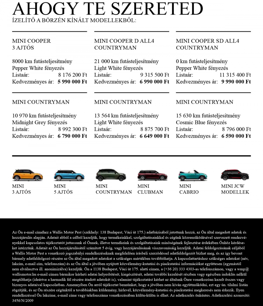 MINI börze. Wallis Motor Pest - STYLENEWS - Aktuális - Mini, Mini börze, Wallis, Wallis Motor Pest, 