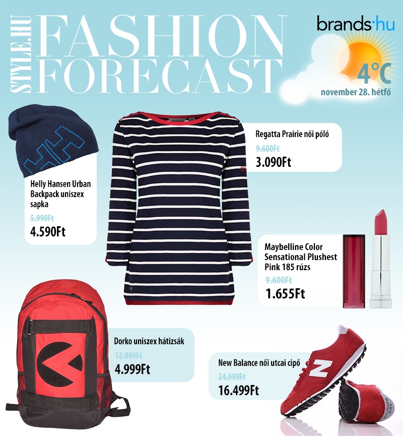Fashion Forecast - November 28. - DIVAT&STÍLUS - Stílusiskola - Brands.hu, Fashion forecast, forecast, 