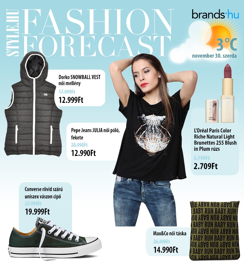 Fashion Forecast - November 30. - DIVAT&STÍLUS - Stílusiskola - Brands.hu, Fashion Forecast, 