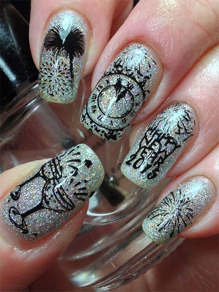 30 köröm inspiráció szilveszterre - DIVAT&STÍLUS -  - 2016, inspiráció, körmök, party, szilveszter, trendek, ünnep, 