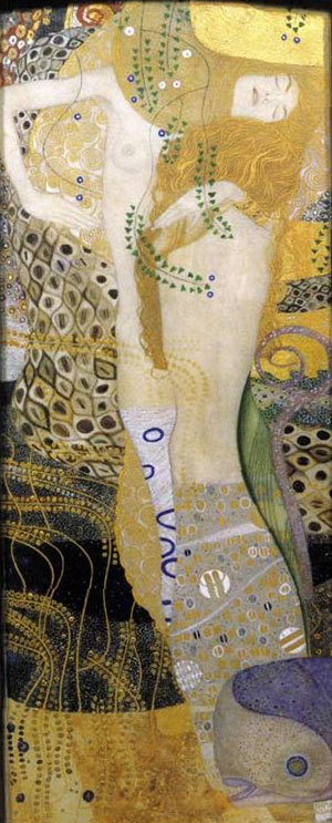 Csodálatos vízi nimfák világa: A FREY WILLE legújabb szettje, „NIXE” -  -  - ékszer, Frey Wille, Gustav Klimt, Nixe, 