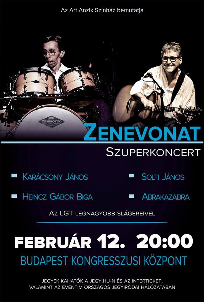 Zenevonat Szuper-koncert - az LGT együttes két eredeti tagjának közreműködésével! - STYLENEWS - Rendezvények - koncertek, LGT, rendezvény, 