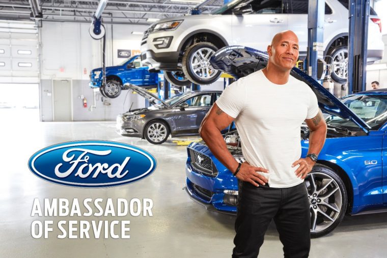 Dwayne -The Rock- Johnson újra Ford Ügyfélszolgálatosnak áll! - Aktuális -  - dwayne johnson, ford, 