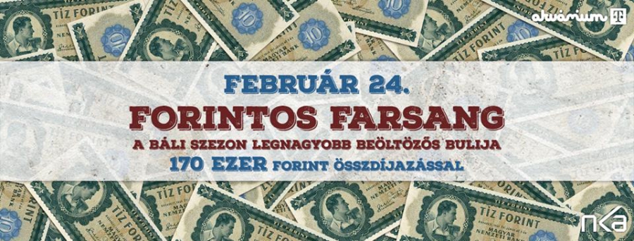 Kelemen Kabátban bemutatja: Forintos Farsang - STYLENEWS - Rendezvények - farsang, kelemen kabátban, 