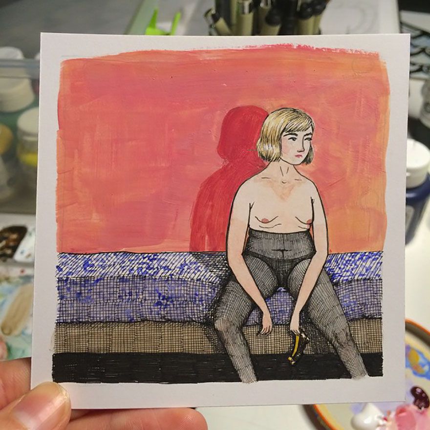 Amit a nők akkor csinálnak, amikor senki sem figyeli őket - STYLENEWS - Kultúr-kitérő - életstílus, illusztráció, márciusra ajánljuk, művészet, nők, 