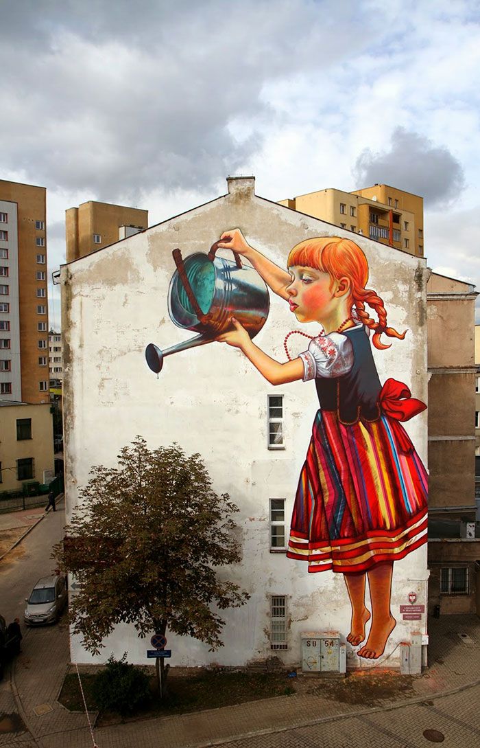 10 elképesztő street art fotó, amely egybeolvad a természettel - STYLENEWS - Kultúr-kitérő - boredpanda, fotók, művészet, street art, 