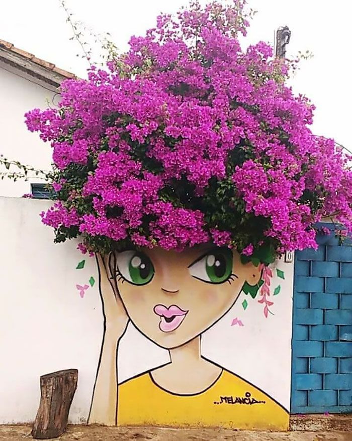 10 elképesztő street art fotó, amely egybeolvad a természettel - STYLENEWS - Kultúr-kitérő - boredpanda, fotók, művészet, street art, 