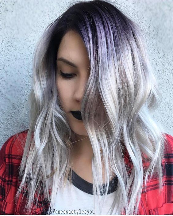 Top10: gyönyörű ametiszt színű haj - SZÉPSÉG - Hajápolás  - haj, hajszín, lila, szőke, 