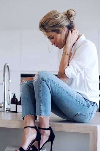 Stílusiskola: így hozd ki a maximumot a farmer és fehér felső párosából - DIVAT&STÍLUS - Stílusiskola - divat, farmer, fehér felső, inspo, ötletek, stílus, stílusiskola, 