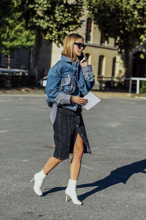 Stílusiskola: így viseld a farmer szoknyát idén ősszel - DIVAT&STÍLUS - Stílusiskola - divat, inspiráció, outfit, ősz, stílusiskola, tippek, 