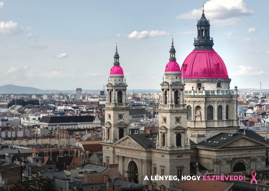 Rózsaszín kupolákkal a mellrák ellen - STYLENEWS - Aktuális - egészséghíd, kampány, mellrák, 