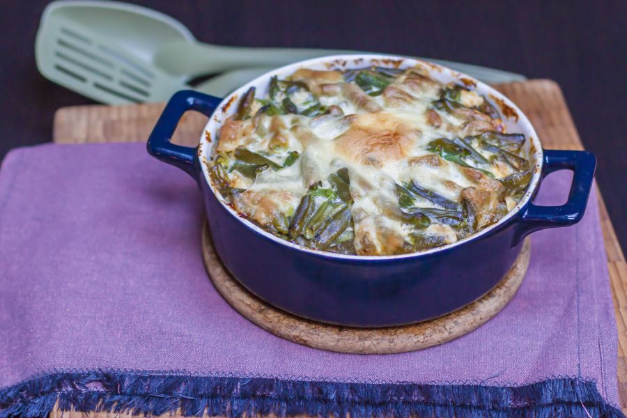 Ebéd ötlet: juhtúrós rakott zöldbab - STYLELIFE - Gasztronómia - bonduelle, juhtúró, rakott zöldbab, recept, zöldbab, 