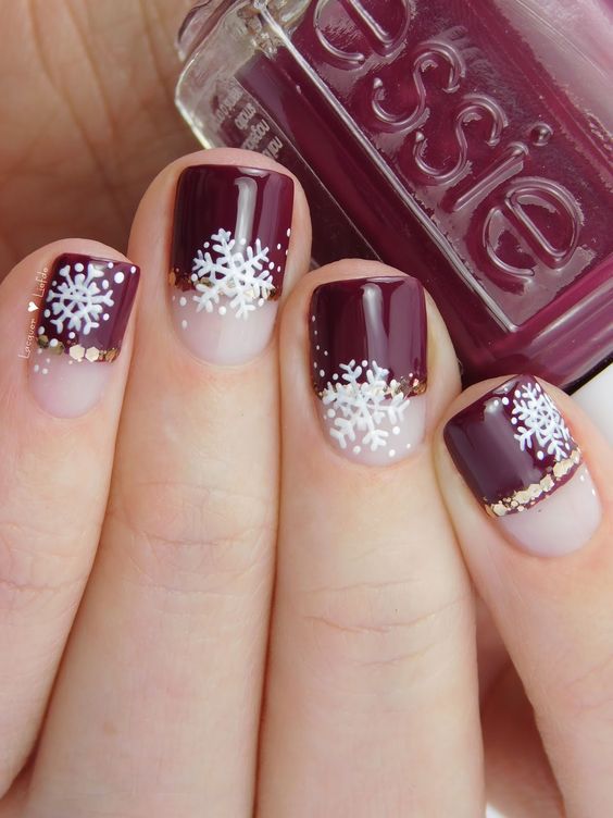 Top10: csodás hópehely mintás körmök a téli szezonra - SZÉPSÉG -  - hópehely, köröm, manikűr, minta, 