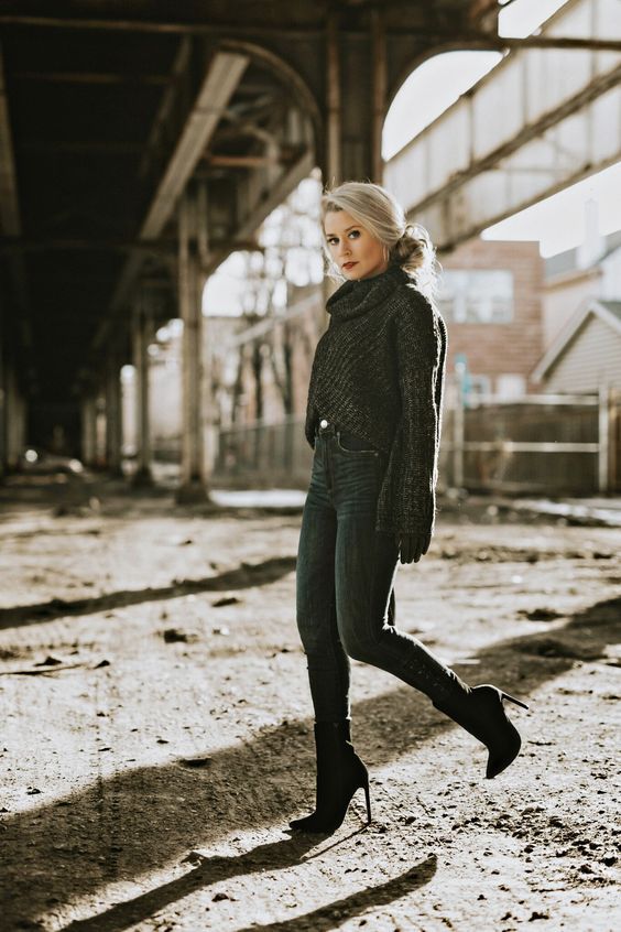 Stílusiskola: télen is csinosan farmerben magassarkú cipővel - DIVAT&STÍLUS - Stílusiskola - 