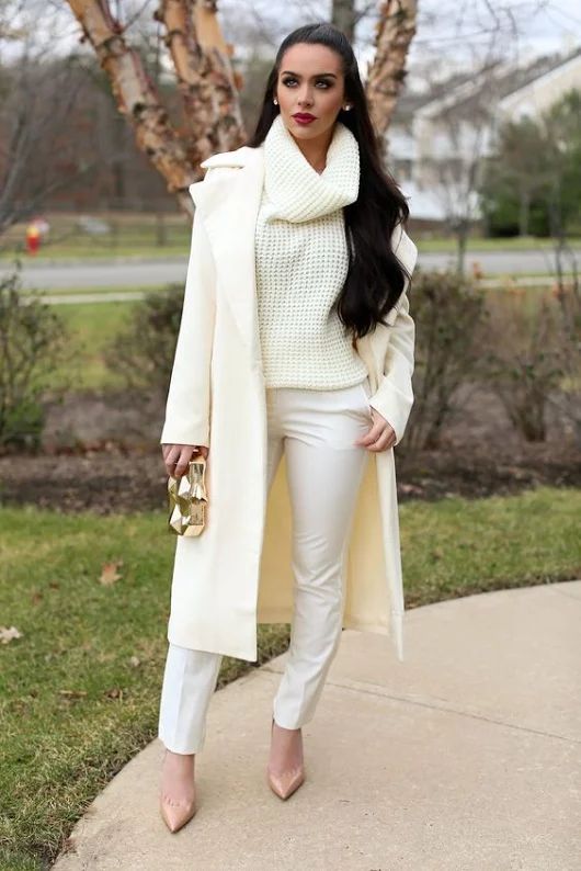 Stílusiskola: így lehetsz csinos fehérben télen is - DIVAT&STÍLUS - Stílusiskola - fehér, outfit, összeállítás, ötletek, tél, 