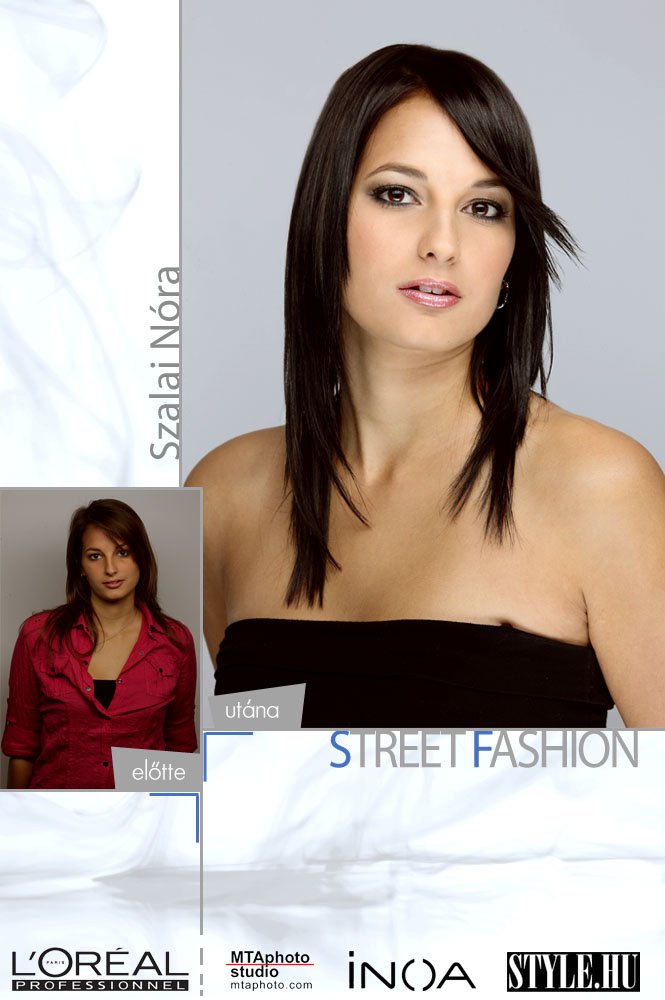 L'Oreal - Street Fashion nagy frizura átalakulás - Nóra - Hajápolás  -  - frizura átalakítás, hajkollekció, Loreal, sminktrend, street, street fashion, 
