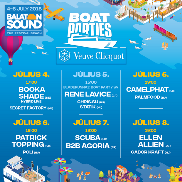 Idén is kifut a partihajó a Soundon - STYLENEWS - Rendezvények - balaton sound, fesztiválok 2018, partyhajó, 
