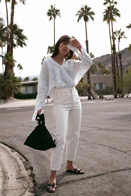 Stílusiskola: így viselj fehér nadrágokat idén nyáron - DIVAT&STÍLUS - Stílusiskola - fehér, fehér nadrág, inspiráció, nyár, outfit, ötletek, 