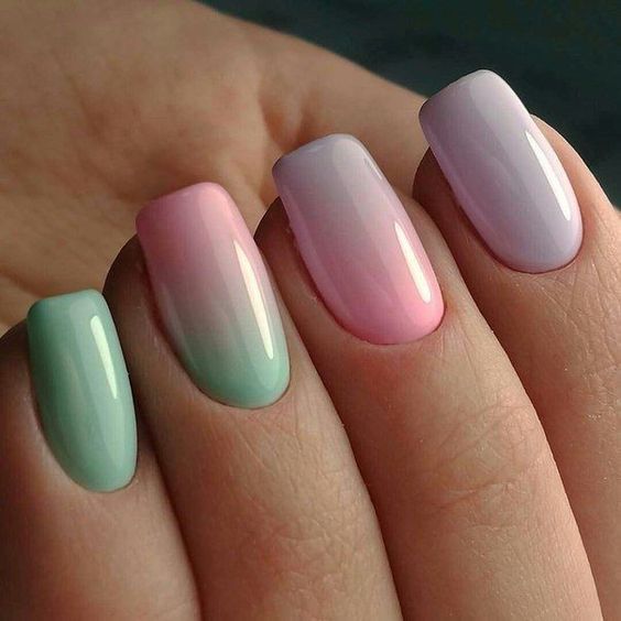 Top10: gyönyörű pasztell színű manikűr ötletek nyárra és a fesztivál szezonra - SZÉPSÉG -  - cukorka színek, köröm, manikűr, nyár, ötletek, pasztell színek, 