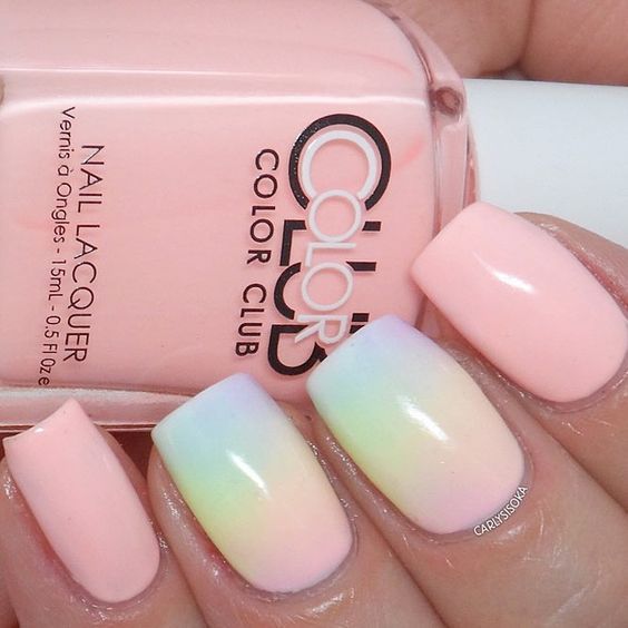 Top10: gyönyörű pasztell színű manikűr ötletek nyárra és a fesztivál szezonra - SZÉPSÉG -  - cukorka színek, köröm, manikűr, nyár, ötletek, pasztell színek, 