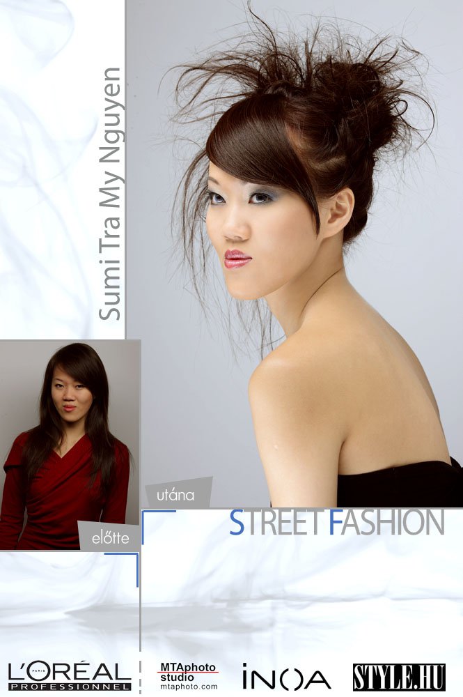 L'Oreal - Street Fashion nagy frizura átalakulás - Sumi - Hajápolás  -  - frizura átalakítás, hajkollekció, Loreal, Nguyen, sminktrend, street, street fashion, Sumi Tra My Nguyen, 