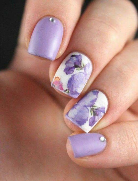 Top10: levendula színű manikűr ötletek nyárra - SZÉPSÉG -  - köröm, levendula, levendula szín, manikűr, ötletek, 