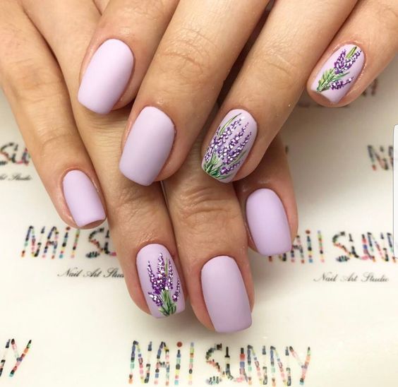 Top10: levendula színű manikűr ötletek nyárra - SZÉPSÉG -  - köröm, levendula, levendula szín, manikűr, ötletek, 