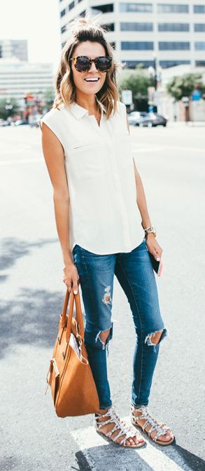 Stílusiskola: így lehetsz csinos ujjatlan ingekben - DIVAT&STÍLUS - Stílusiskola - divat, nyár, outfit, stílus, stílusiskola, tippek, 