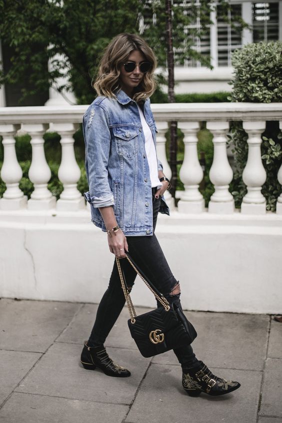 Stílusiskola: így viselj farmerdzsekit, amikor hűvösebbre fordul az idő - DIVAT&STÍLUS - Stílusiskola - divat, farmer, farmerdzseki, outfit, ötletek, stílus, tippek, 