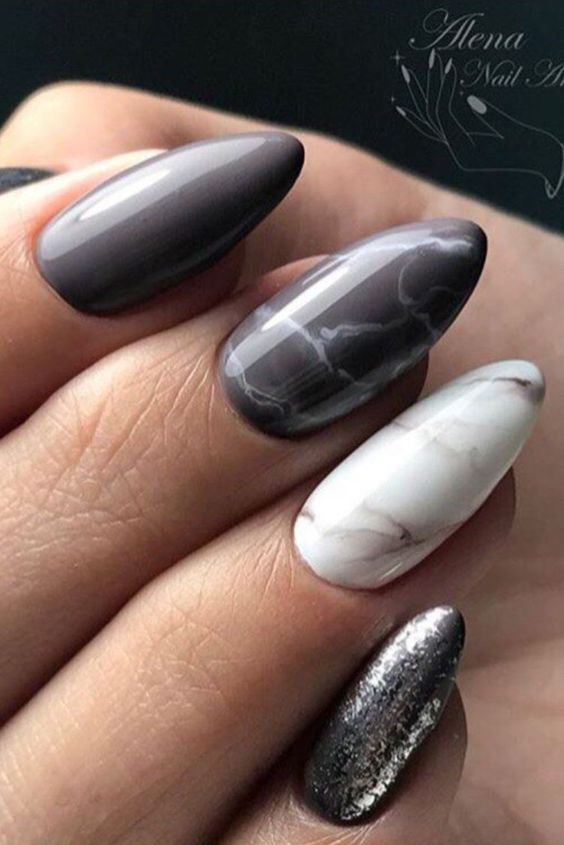 Top10: csodás márványos manikűr - SZÉPSÉG -  - köröm, manikűr, márvány, ötletek, tippek, 