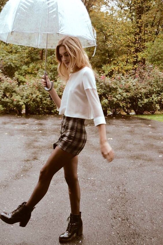 Stílusiskola: így viselj kockás szoknyákat - DIVAT&STÍLUS - Stílusiskola - divat, kockás szoknya, outfit, stílus, szoknya, 