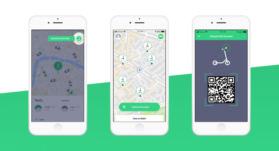 Hazánkban 2 éves,  Párizsban e-roller funkcióval bővül a Taxify - STYLENEWS - Aktuális - budapest, e-roller, párizs, roller, születésnap, taxi, taxify, 