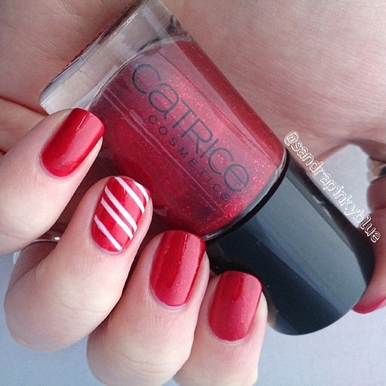 Top10: karácsonyi manikűr ötletek pirossal - SZÉPSÉG -  - karácsony, köröm, manikűr, piros, ünnep, 