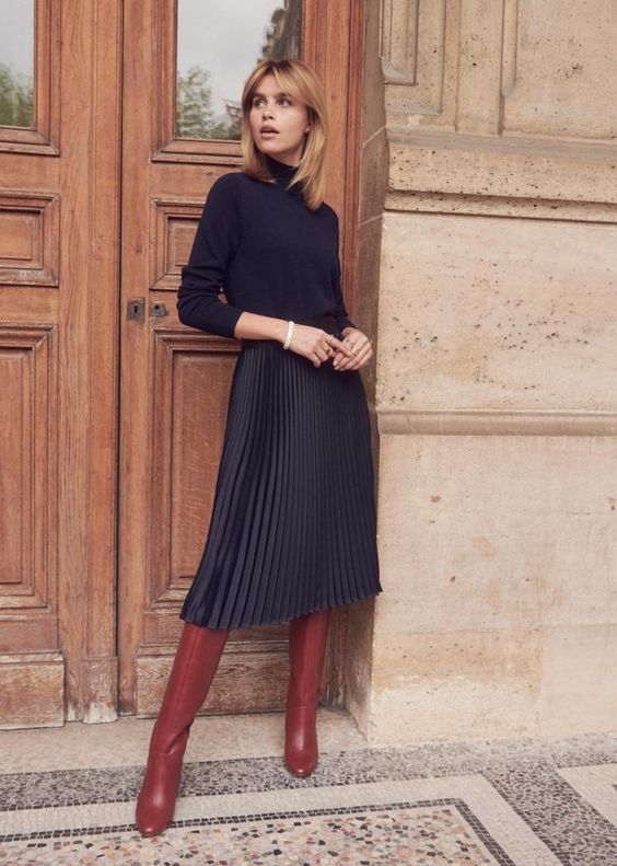 Stílusiskola: így viselj szoknyákat télen, hideg időben - DIVAT&STÍLUS - Stílusiskola - divat, harisnya, hideg, outfit, stílus, szoknya, tél, 