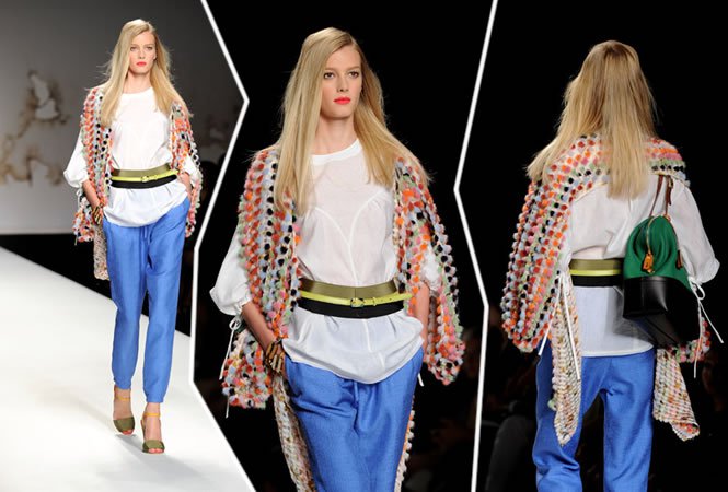 A Fendi 2011-es tavasz/nyári kollekciója a Milan Fashion Week-en -  -  - 2010, 2011 tavasz/nyári kollekció, Fendi, Milan Fashon Week, női divat, 