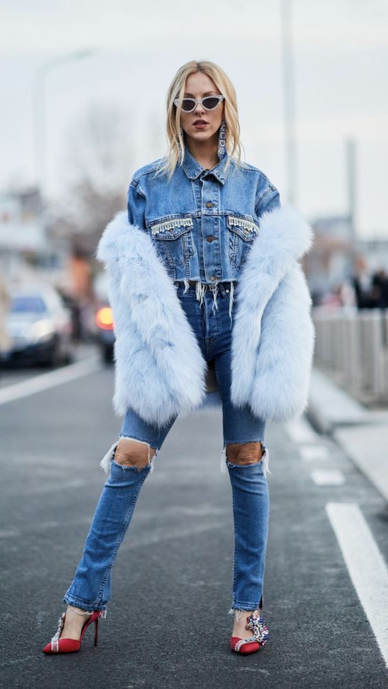 Stílusiskola: így viselj farmert farmerrel - DIVAT&STÍLUS - Stílusiskola - divat, farmer, outfit, rétegezés, stílus, 