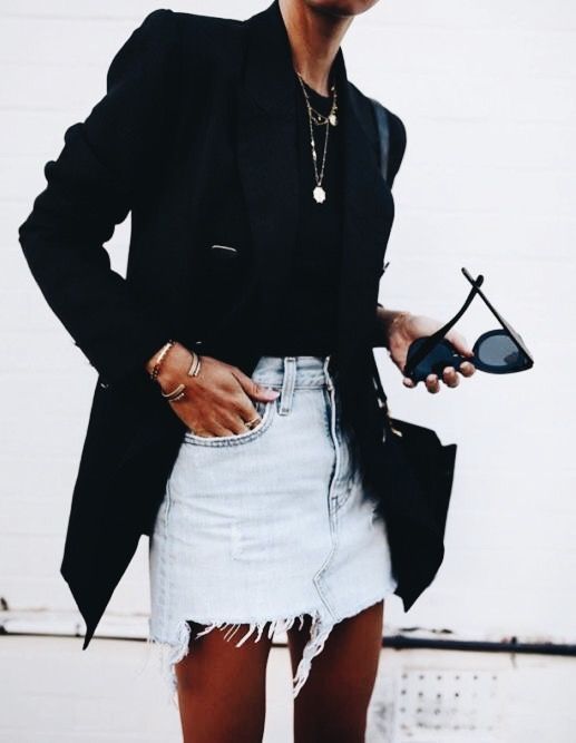 Stílusiskola: így lehetsz csinos farmerszoknyában tavasszal - DIVAT&STÍLUS - Stílusiskola - farmer, outfit, stílus, szoknya, 