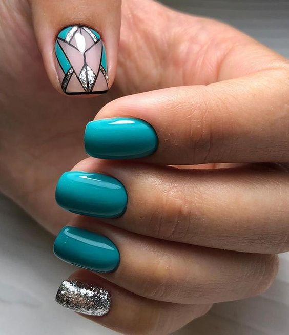 Top10: csodás türkiz manikűr ötletek - SZÉPSÉG -  - manikűr, ötletek, türkiz, türkiz körmök, 