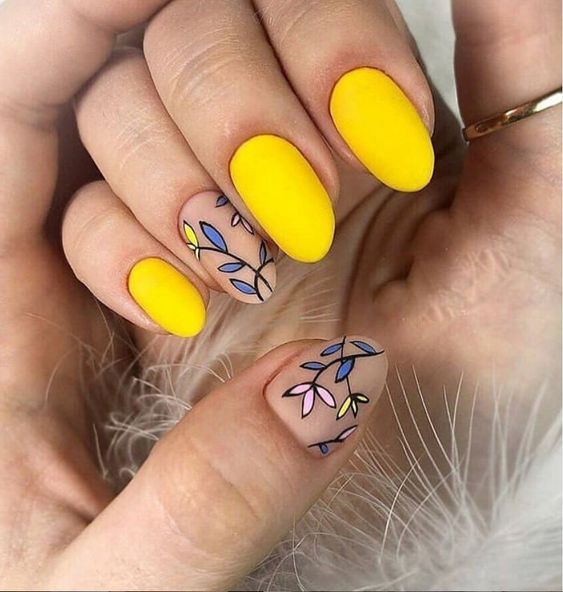 Top10: gyönyörű leveles manikűr ötletek a nyári szezonra - SZÉPSÉG -  - levelek, manikűr, minta, tavasz, 