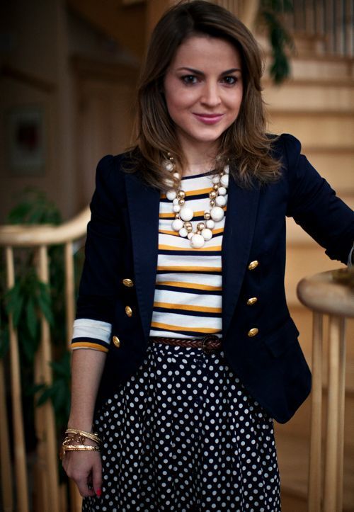 Stílusiskola: a pöttyös és a csíkos tökéletes párosítás - DIVAT&STÍLUS - Stílusiskola - csíkos, divat, pöttyös, stílus, 