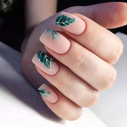 Top10: levélmintás manikűr a nyári szezonra - SZÉPSÉG -  - köröm, levél, levélminta, manikűr, 