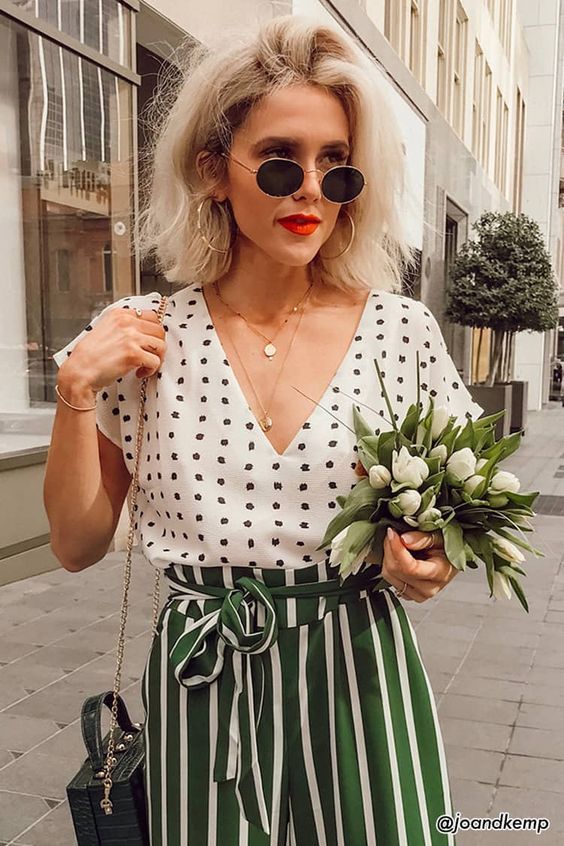 Stílusiskola: így viselj nyáron csíkos nadrágokat - DIVAT&STÍLUS - Stílusiskola - csíkos, csíkos nadrág, divat, nyár, outfit, stílus, 