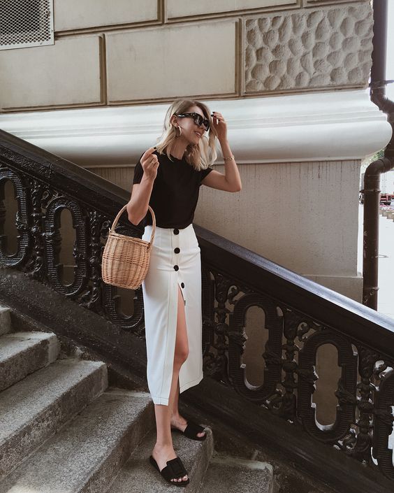 Stílusiskola: outfit ötletek fehér szoknyával - DIVAT&STÍLUS - Stílusiskola - divat, fehér, outfit, szoknya, 