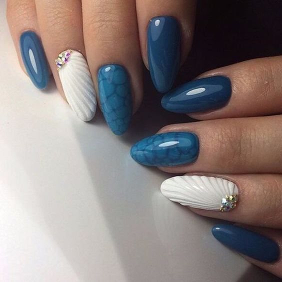 Top10: tenger ihlette manikűr ötletek a nyár utolsó heteire - SZÉPSÉG -  - inspiráció, köröm, manikűr, nyár, ötletek, tenger, 