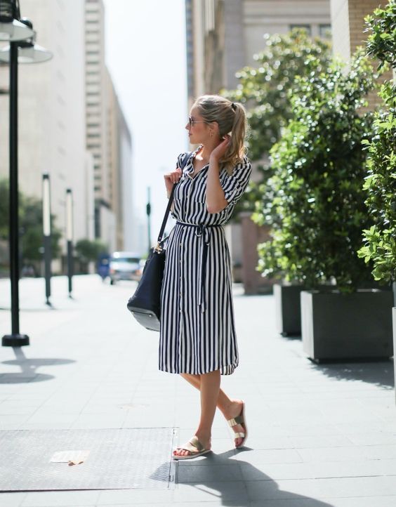 Stílusiskola: mindenképpen be kell szerezned egy csíkos ruhát - DIVAT&STÍLUS - Stílusiskola - csíkos, csíkos ruha, divat, outfit, stílus, 