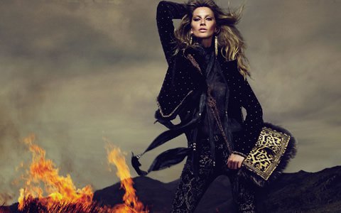 Roberto Cavalli 2010 női, őszi-téli kollekció - Hírek  -  - Dior, Dolce and Gabbana, Gisele Bünchen, Roberto Cavalli, 