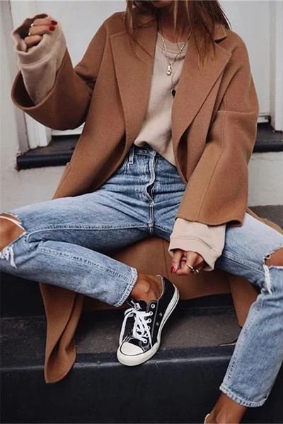 Stílusiskola: így viselj ősszel szaggatott farmerokat - DIVAT&STÍLUS - Stílusiskola - divat, outfit, ősz, stílus, szaggatott farmer, 