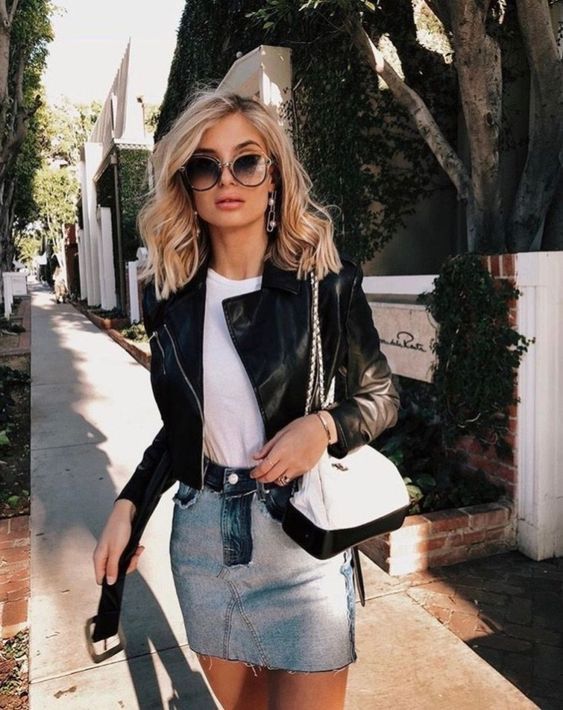 Stílusiskola: így viselj ősszel farmerszoknyákat - DIVAT&STÍLUS - Stílusiskola - divat, farmer, farmerszoknya, outfit, ősz, stílus, 