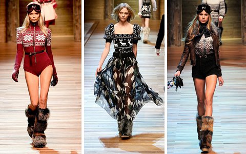Bundacsizma: téli divat nőknek - Hírek  -  - 2010 ősz, dolce and gabbana, kollekció, 