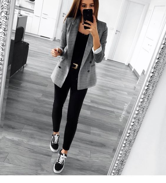 Stílusiskola: így viselj kockás blézereket - DIVAT&STÍLUS - Stílusiskola - blézer, divat, kockás blézer, outfit, ősz, stílus, 